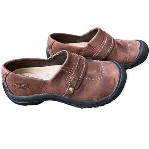 Keen Kaci Leather Slip On Shoes Sz 7